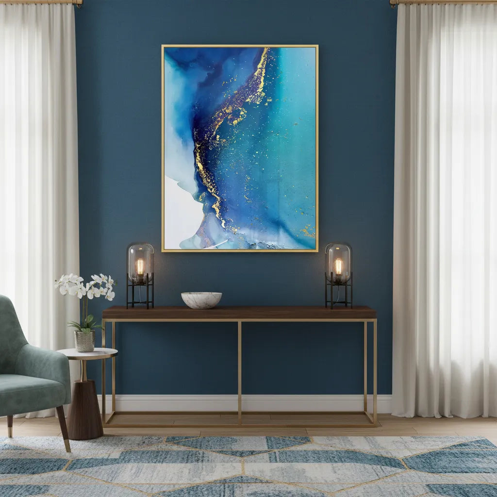 Aqua Aura - Fine Art - Jasmineart.ae