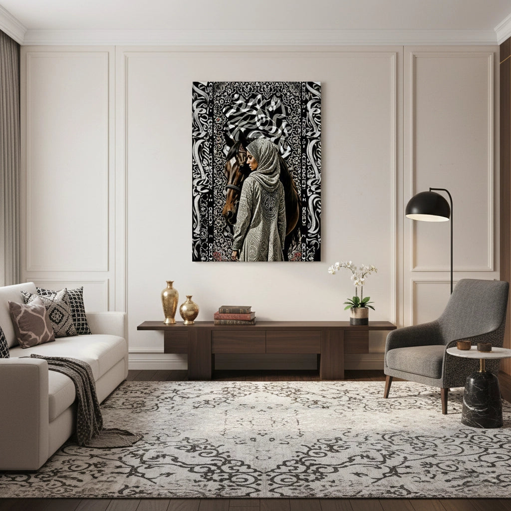 2Arabian Horse - Canvas