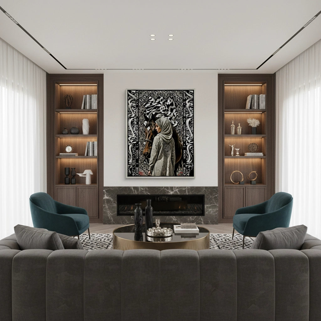 2Arabian Horse - Canvas