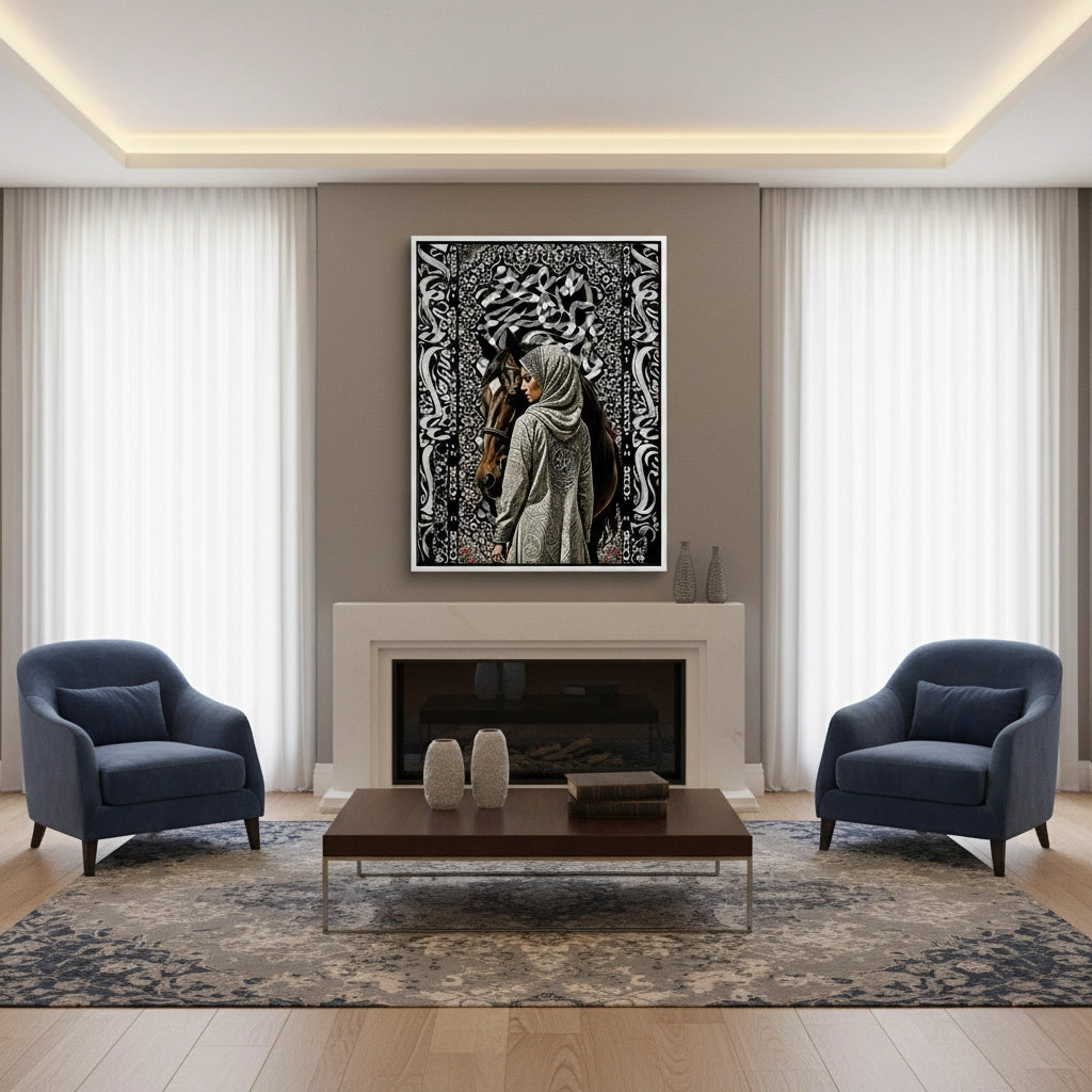 2Arabian Horse - Canvas