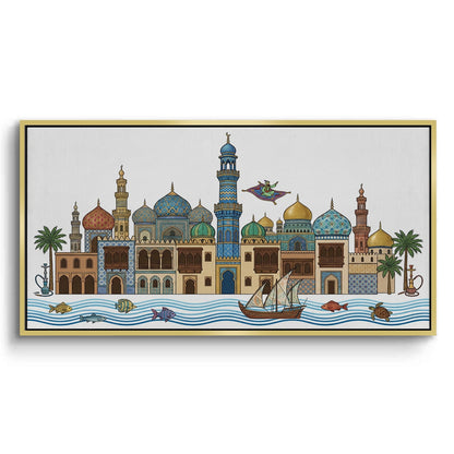 Arabian Nights Skyline - Canvas