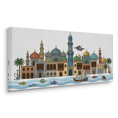 Arabian Nights Skyline - Canvas