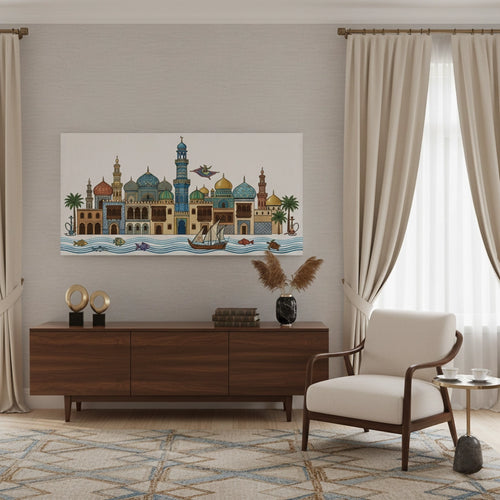 Arabian Nights Skyline - Canvas