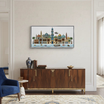 Arabian Nights Skyline - Canvas