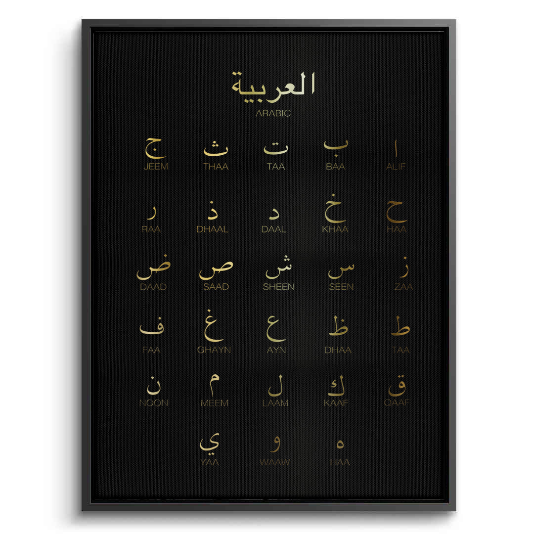2Arabic Alphabet - Canvas