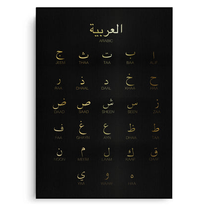 Arabic Alphabet - Canvas