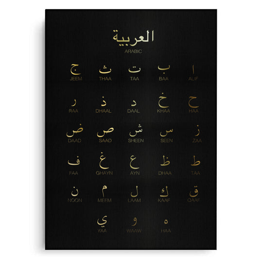Arabic Alphabet - Canvas