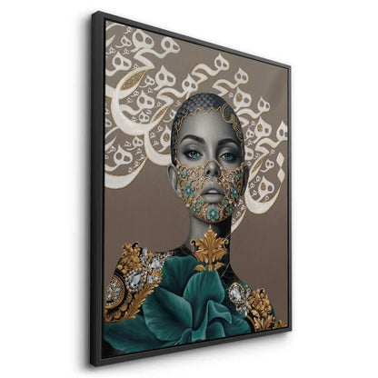 Arabic Calligraphy Surreal Portrait - Canvas