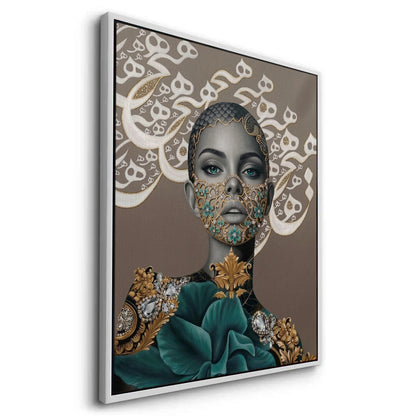 Arabic Calligraphy Surreal Portrait - Canvas
