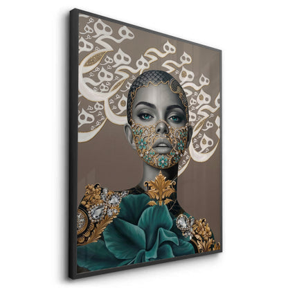 Arabic Calligraphy Surreal Portrait - Fine Art