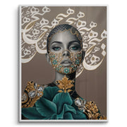Arabic Calligraphy Surreal Portrait - Fine Art