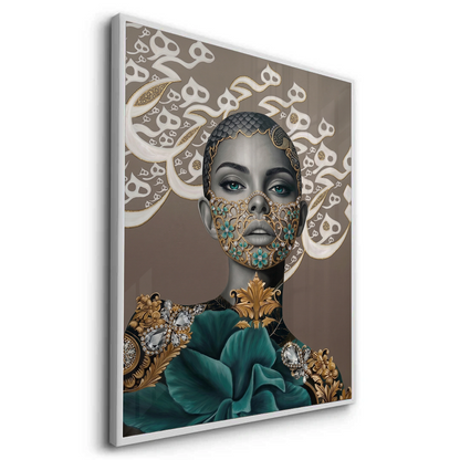 Arabic Calligraphy Surreal Portrait - Fine Art
