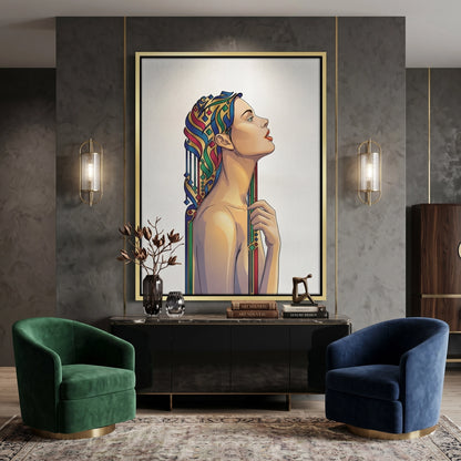 Art Nouveau Horizon - Canvas