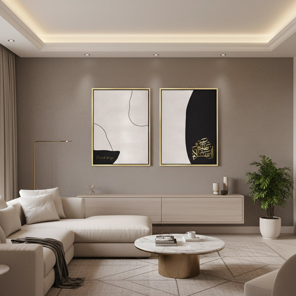 2As-salamu alaykum Set of 2 - Canvas