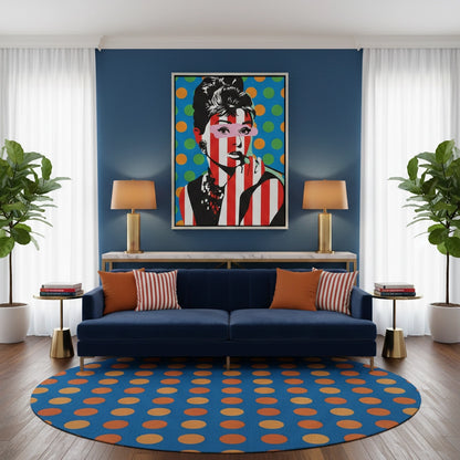 Audrey in Stripes - Canvas