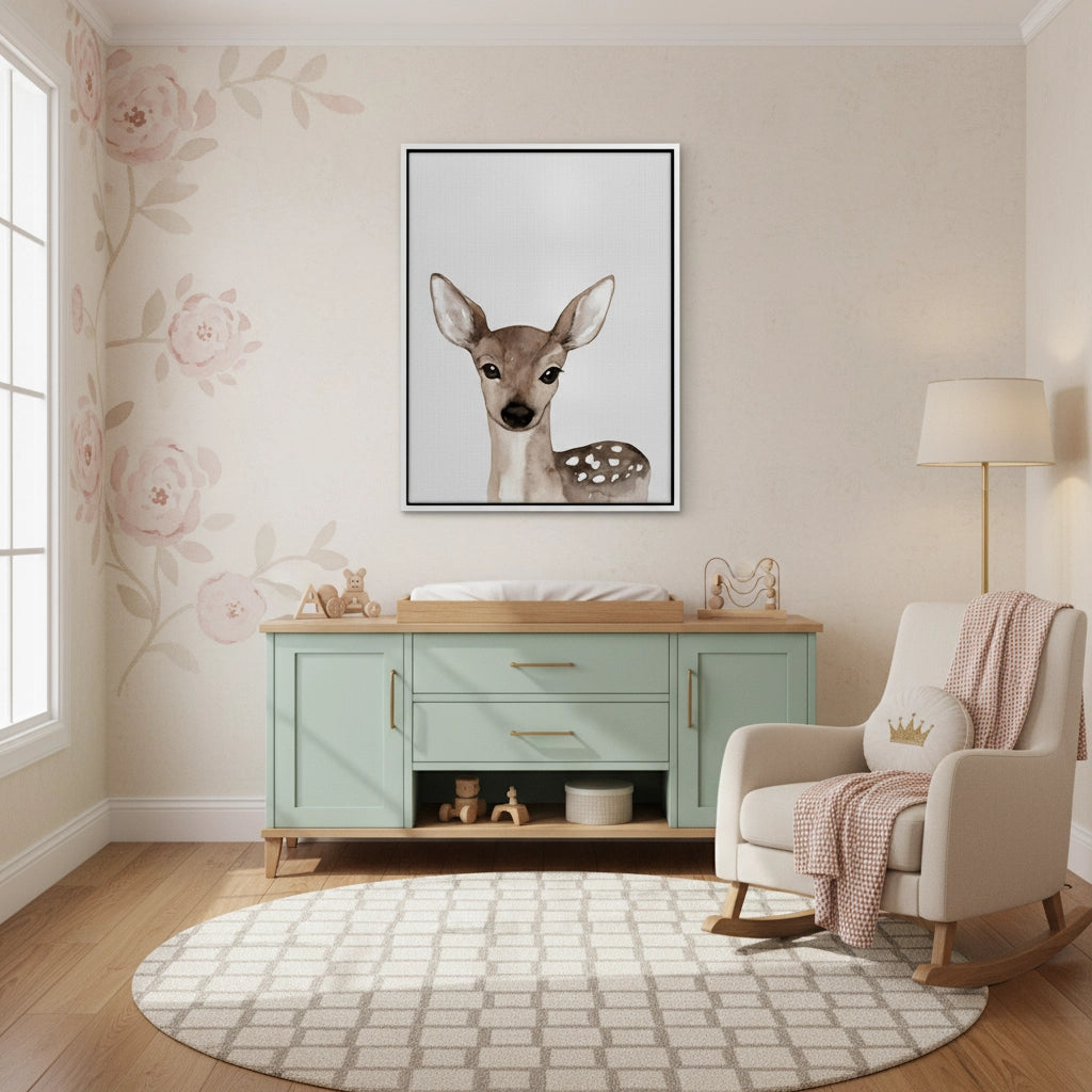 2Baby Deer - Canvas