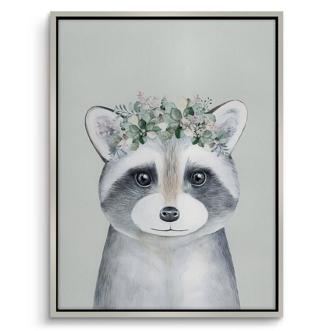 2Baby Raccoon - Canvas