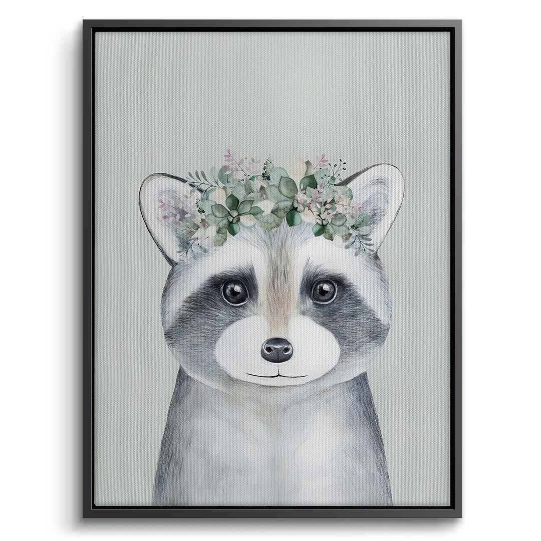 2Baby Raccoon - Canvas