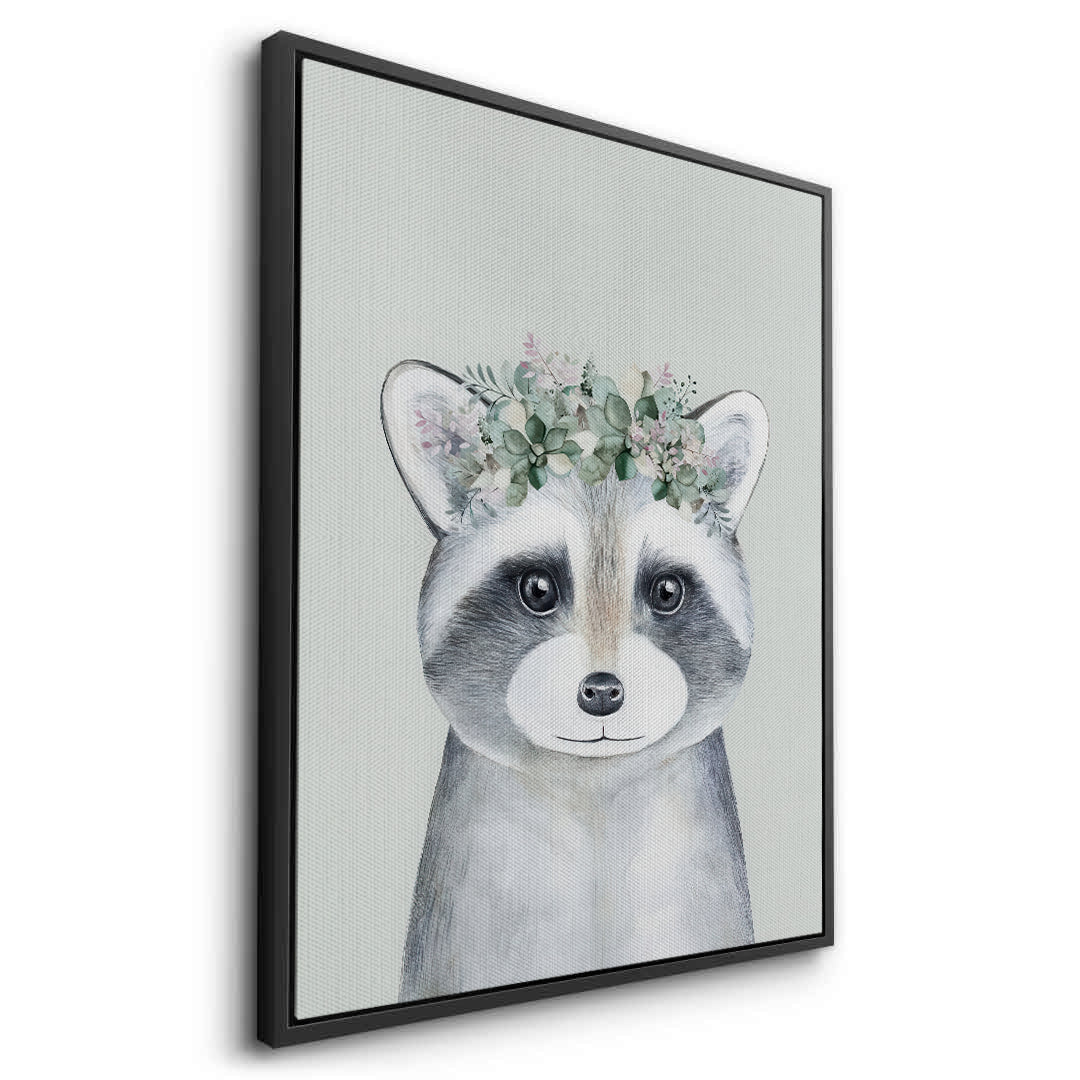 2Baby Raccoon - Canvas