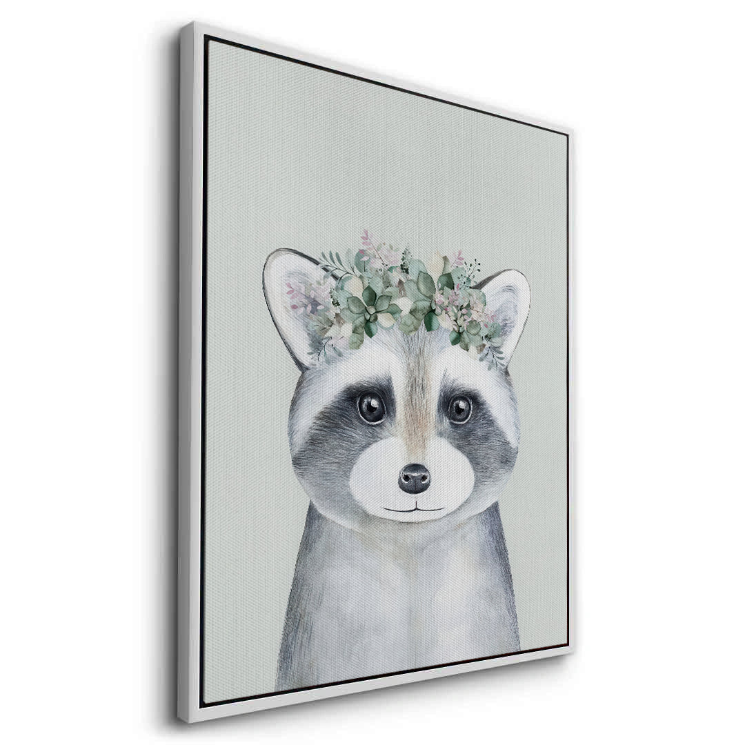 2Baby Raccoon - Canvas