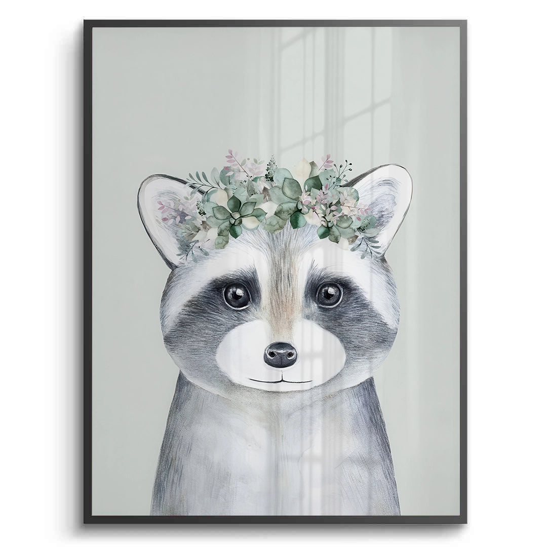 2Baby Raccoon - Fine Art