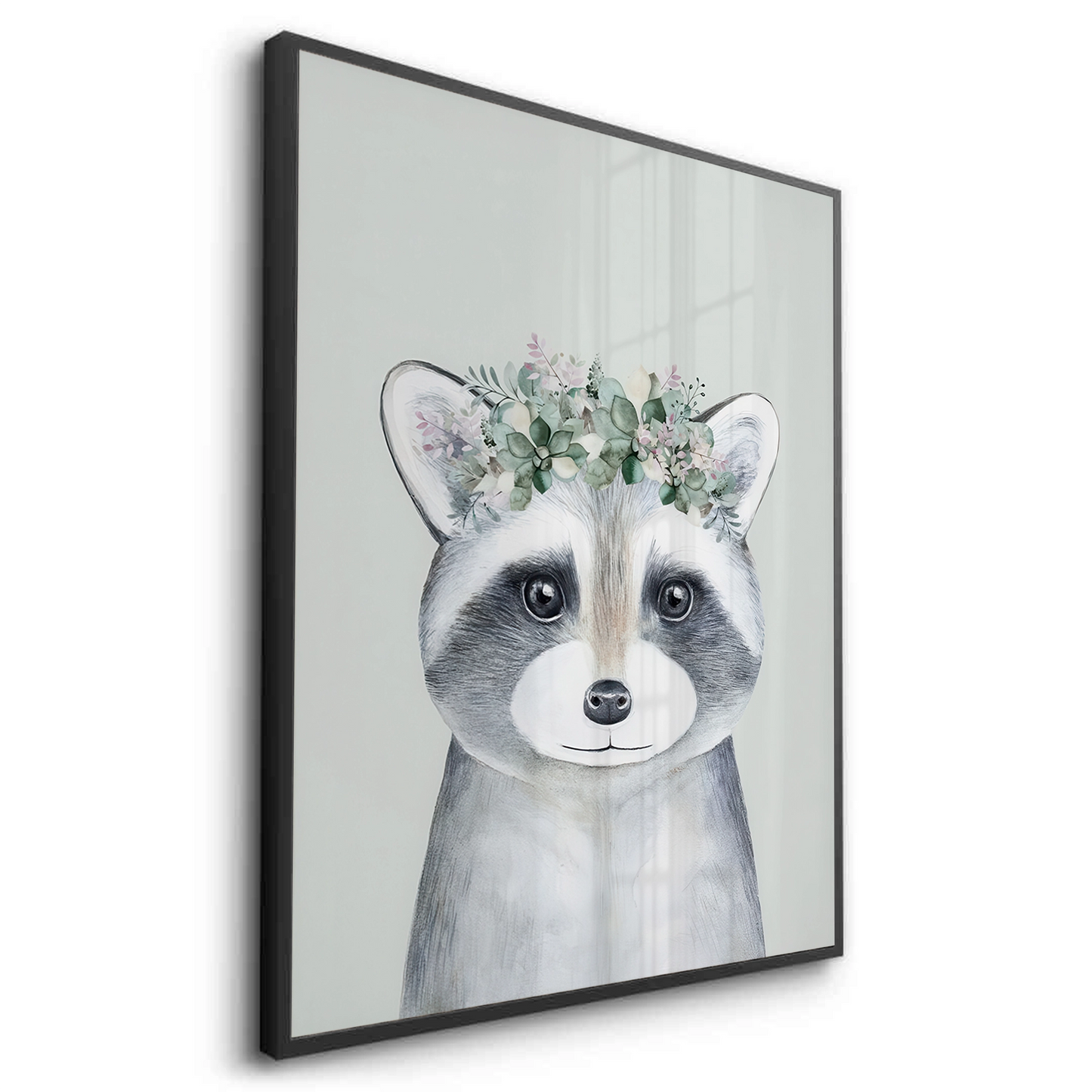 2Baby Raccoon - Fine Art