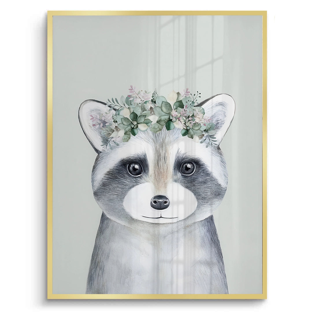 2Baby Raccoon - Fine Art