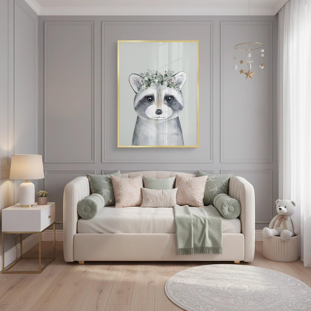 2Baby Raccoon - Fine Art
