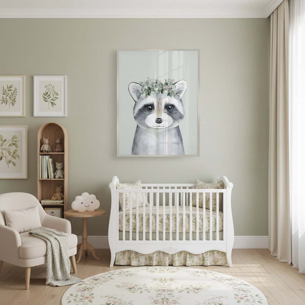 2Baby Raccoon - Fine Art