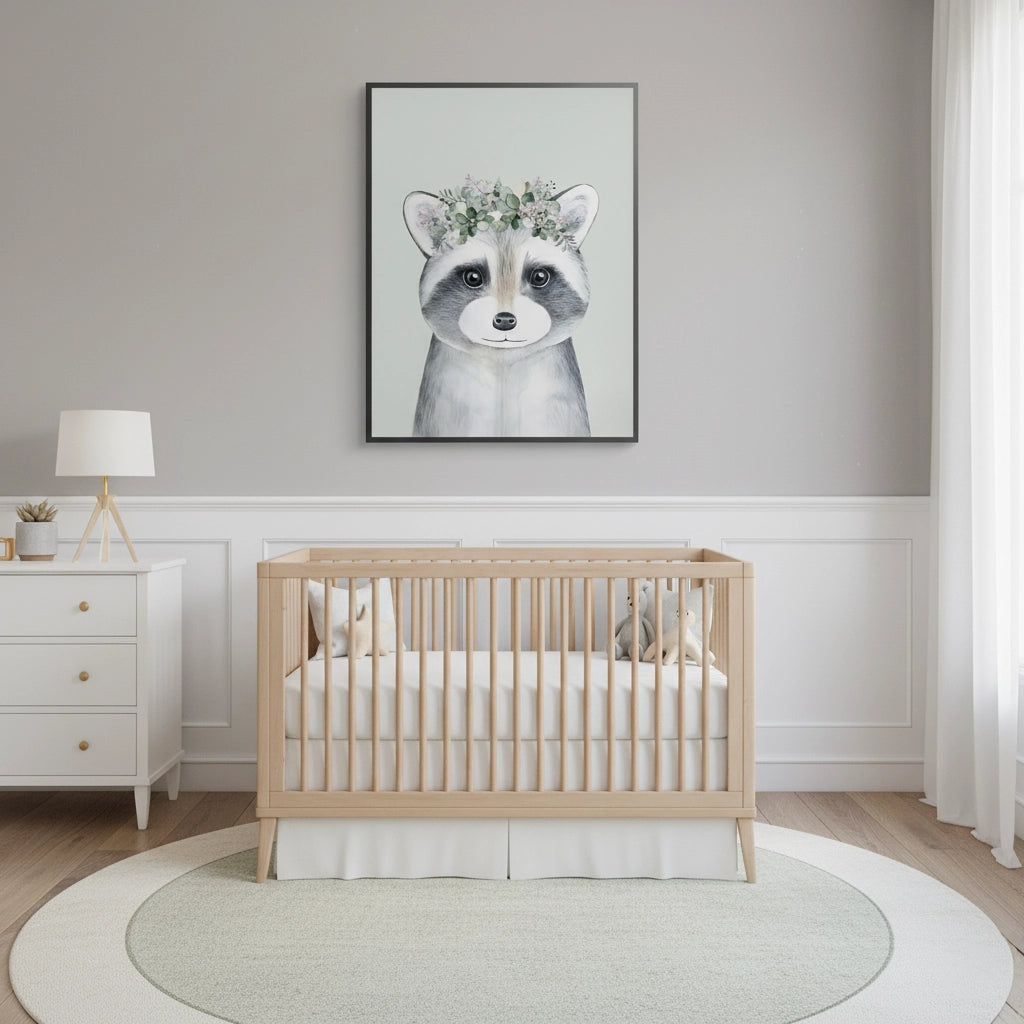 2Baby Raccoon - Fine Art