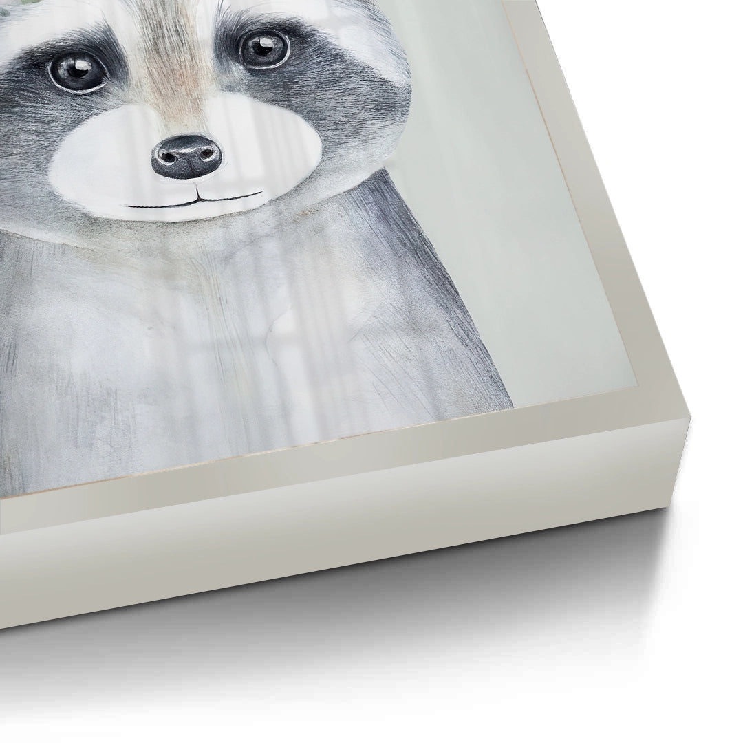 2Baby Raccoon - Fine Art