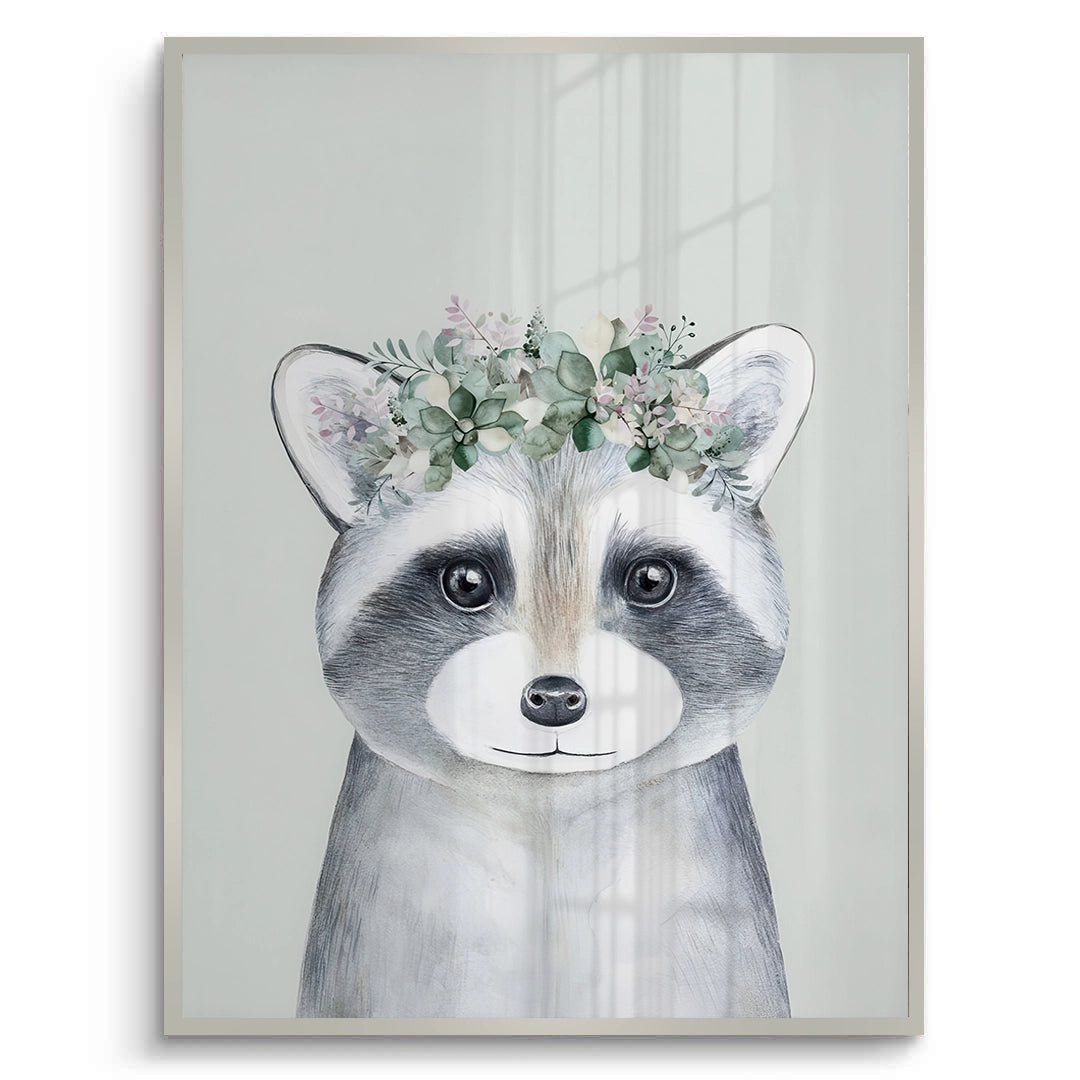 2Baby Raccoon - Fine Art