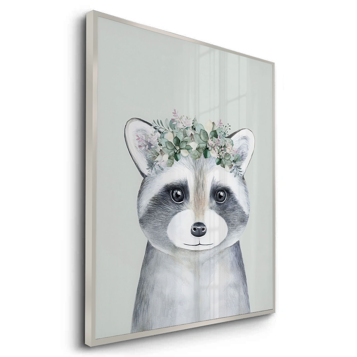 2Baby Raccoon - Fine Art