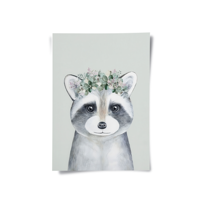 Baby Raccoon - Poster