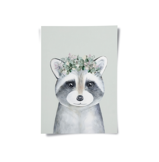 Baby Raccoon - Poster