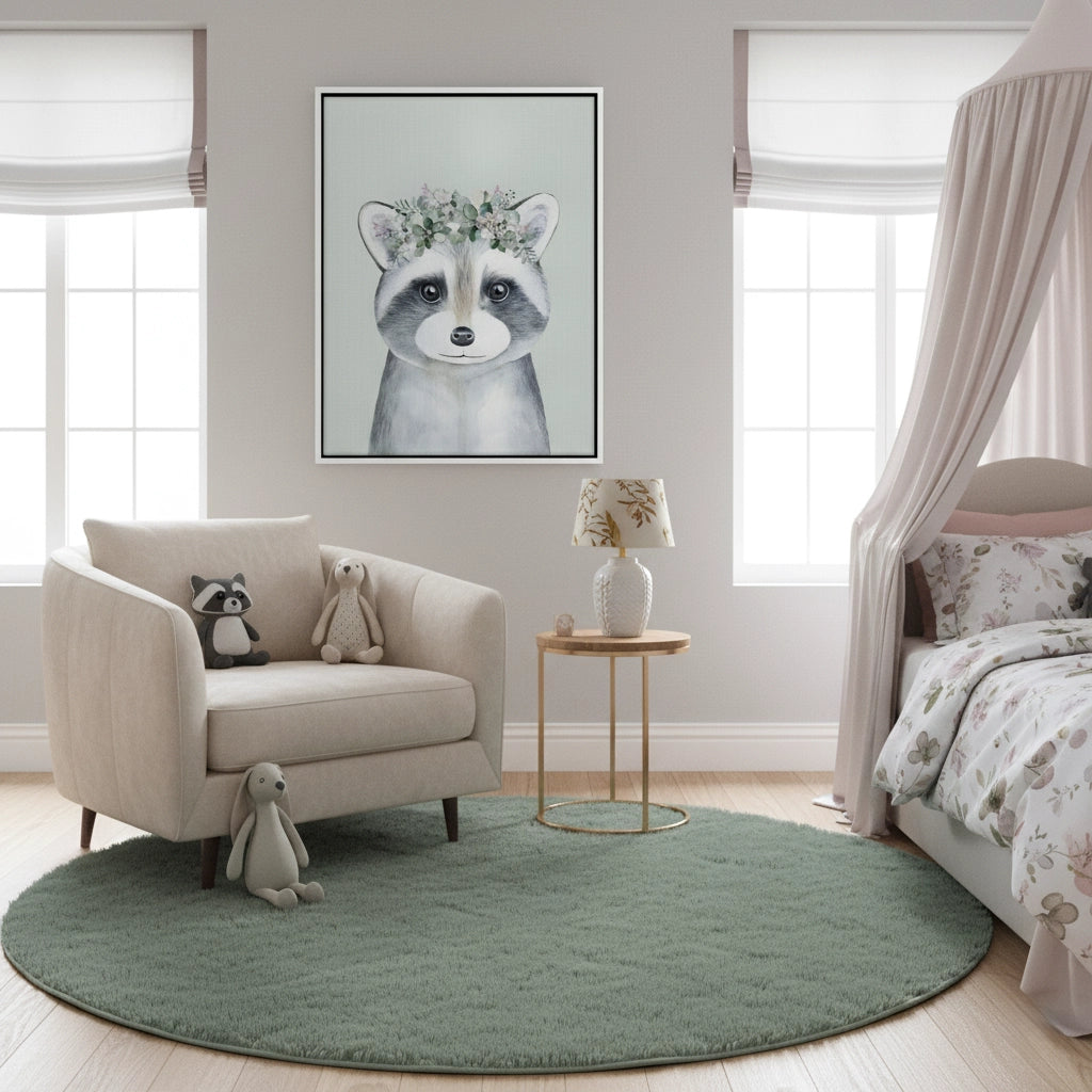 2Baby Raccoon - Canvas