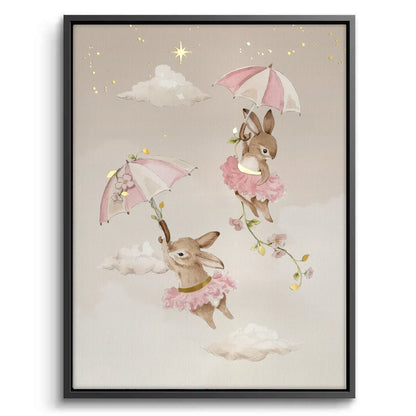 Ballerina Animal Nursery Set of 3 - Canvas