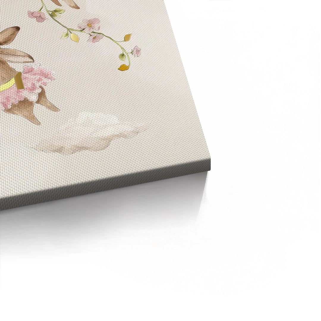 2Ballerina Animal Nursery Set of 3 - Canvas