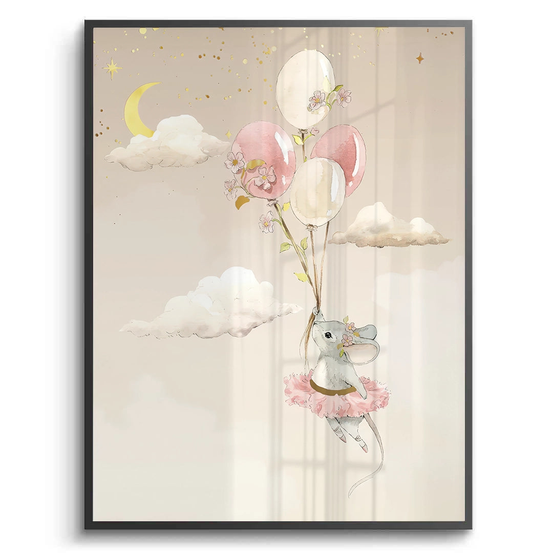 2Ballerina Animal Nursery Set of 3 - Fine Art