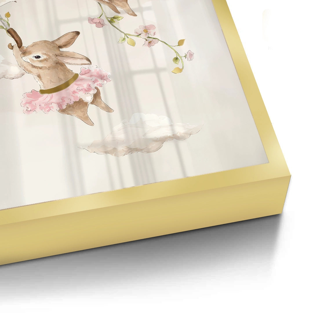 2Ballerina Animal Nursery Set of 3 - Fine Art