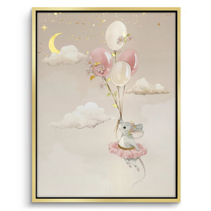 Ballerina Animal Nursery Set of 3 - Canvas