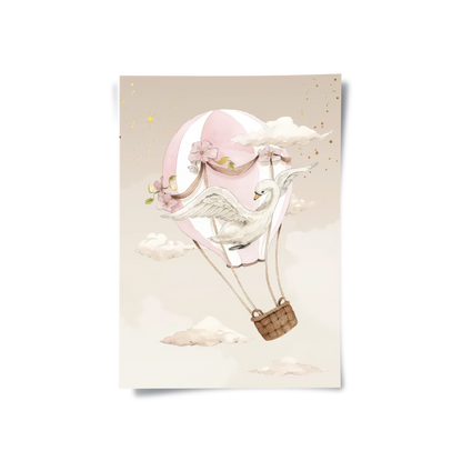 Ballerina Animal Nursery Set of 3 - Poster