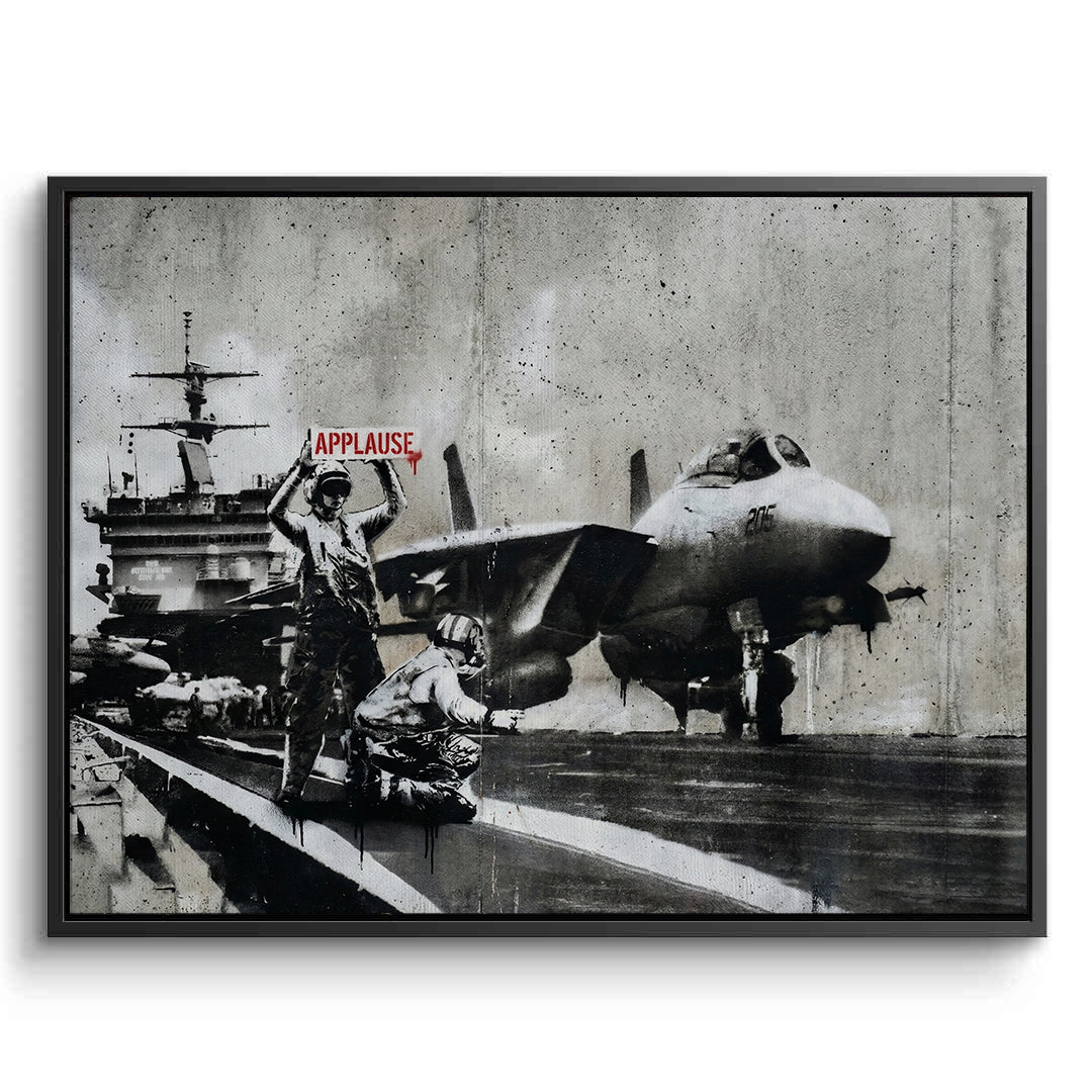 2Banksy Applause - Canvas