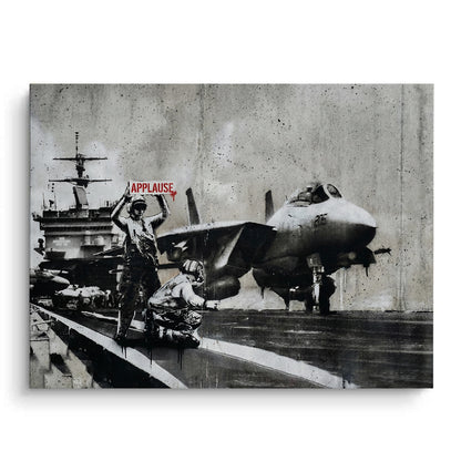 Banksy Applause - Canvas
