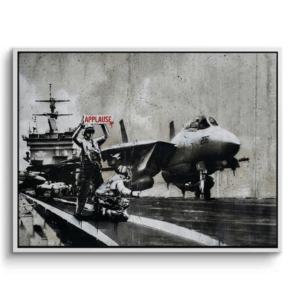 Banksy Applause - Canvas