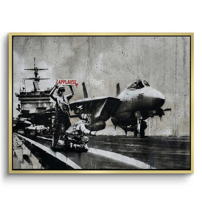 Banksy Applause - Canvas