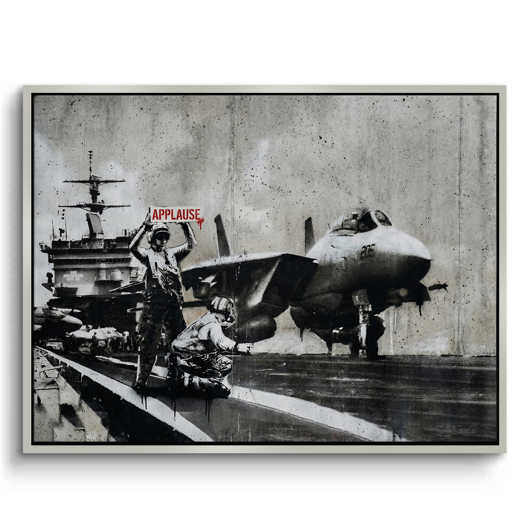 2Banksy Applause - Canvas