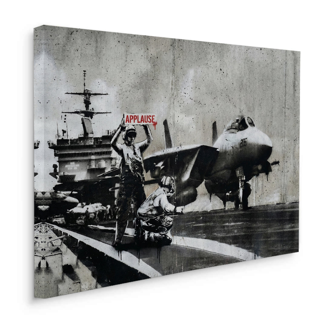 2Banksy Applause - Canvas