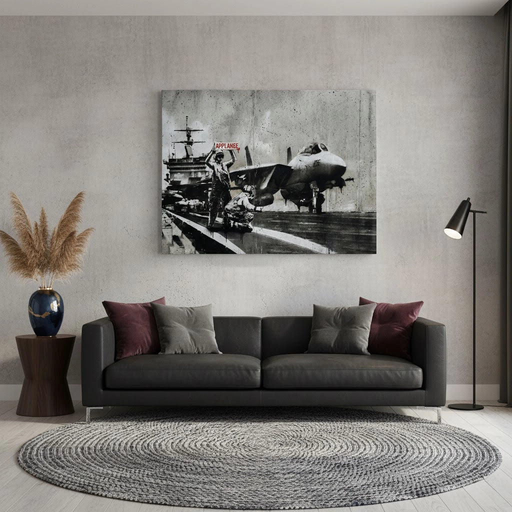 2Banksy Applause - Canvas