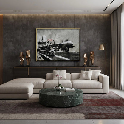 Banksy Applause - Canvas